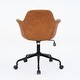 preview thumbnail 27 of 37, Back Support Home Desk Chair, Ergonomic Chair with Frame and Arms, Height Adjustable Rolling Swivel Office Chair - N/A