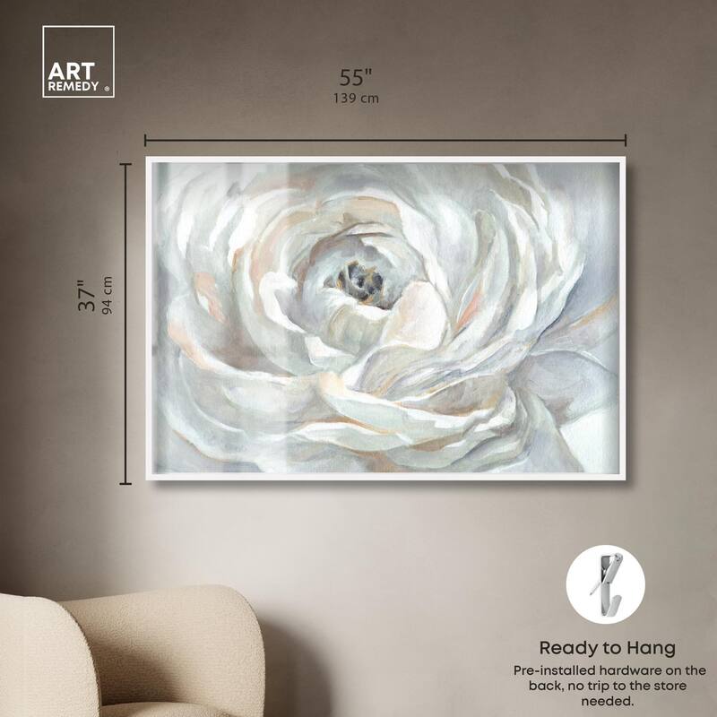 Powdery Peony Shadowbox by Art Remedy