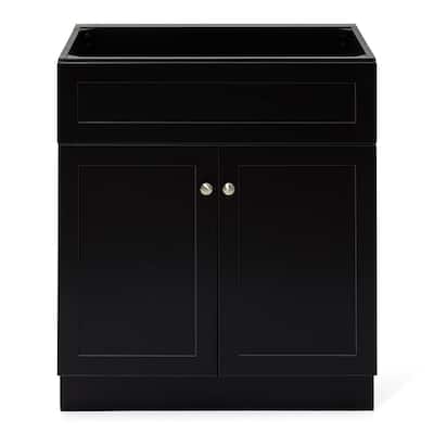 Ariel F030S-BC Hamlet 30" Single Free Standing Vanity Cabinet Only