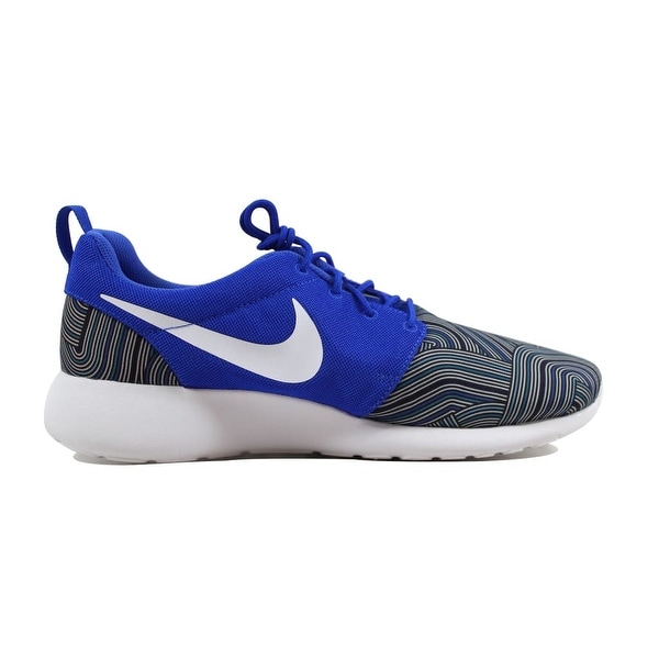 roshe run grey and blue