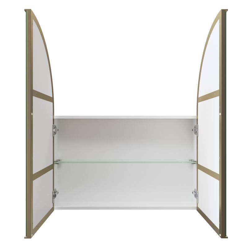 Glass Warehouse SC2-AR-30X34 Aria 30" x 34" Framed Double Door
