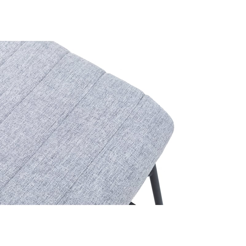 Zylar Modern Leather Guest Chair with Lumbar Support, Stainless Steel Base, High-Density Foam, Floor Protectors, 300 lb Capacity
