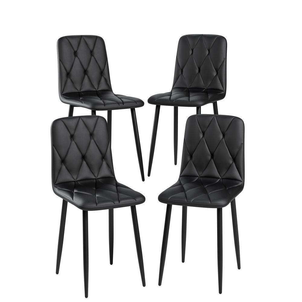 4 Modern Kitchen Dining Chairs – Comfortable & Stylish Set-image