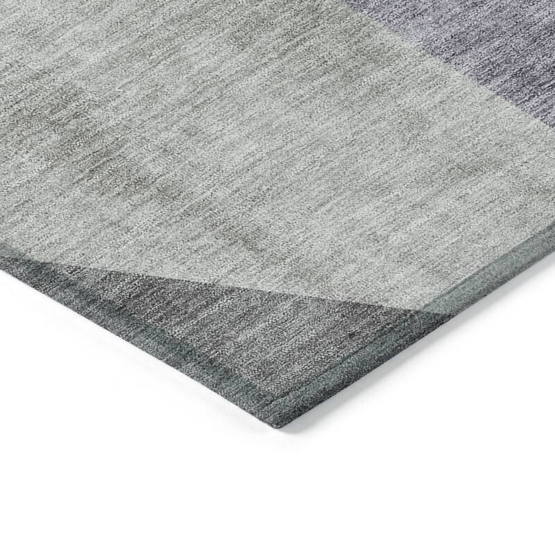 HomeRoots Abstract Transitional Rectangle Outdoor Rug