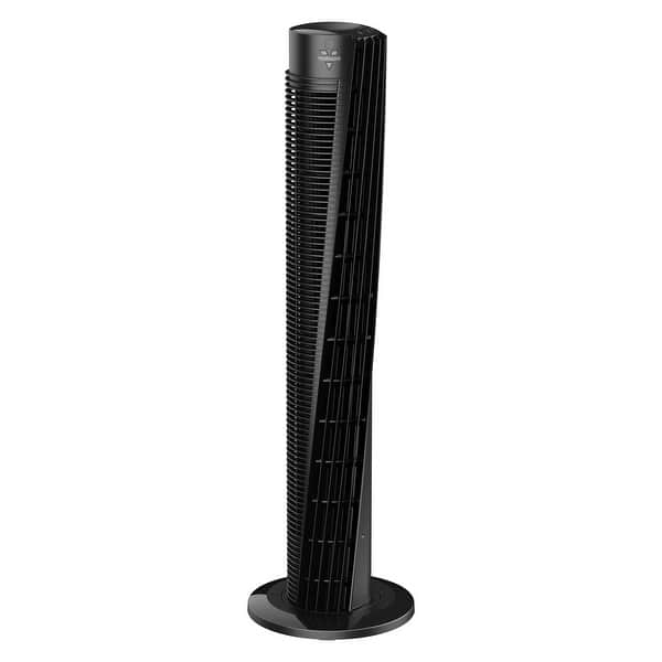 Vornado OSC73 Whole Room Oscillating Tower Fan with Remote, 37" Black