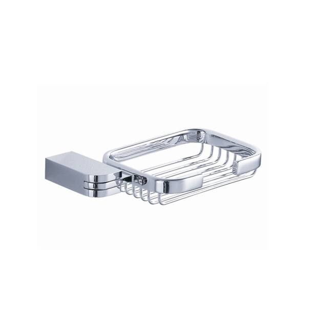 Fresca Solido Wall Mounted Rectangular Soap Basket - Chrome