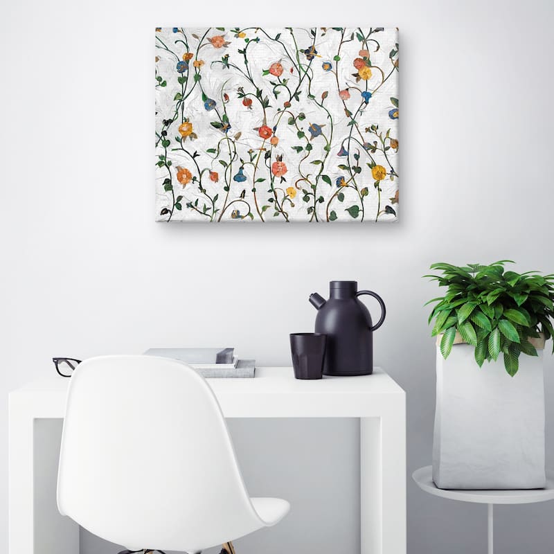Garden Trellis by Studio Arts Canvas Art Print