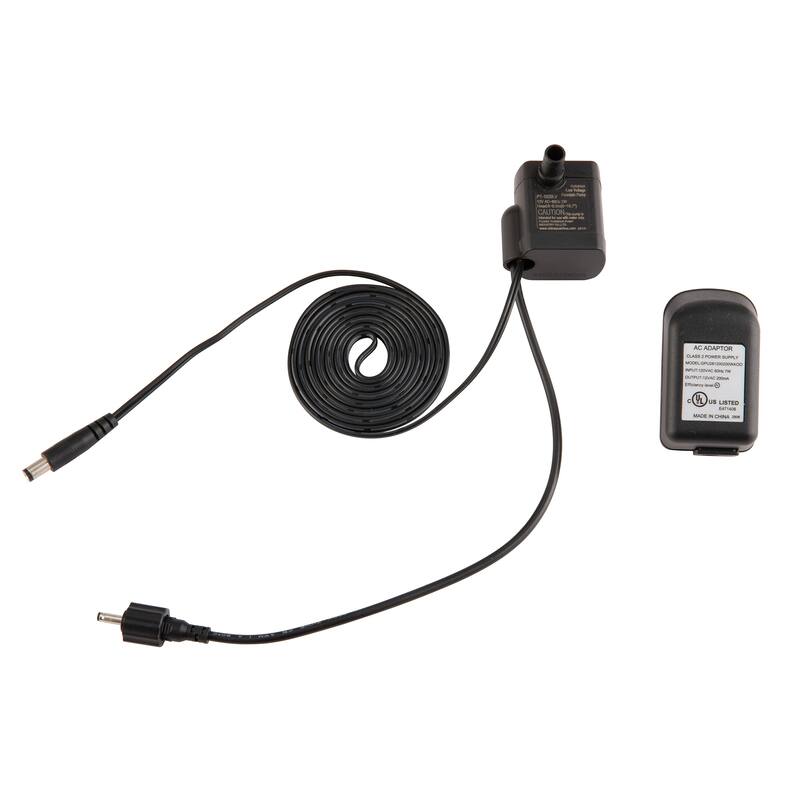 Glitzhome 12"H Zen-Style Polyresin Table Fountain with Pump and LED Light