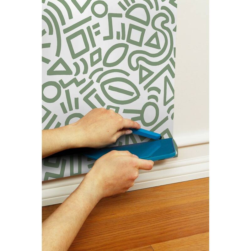 Aelfie Sage Doodle Abstract Peel & Stick Wallpaper
