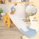 preview thumbnail 7 of 8, Gymax Indoor Foldable Kids Slide w/ Climber Basketball Hoop & Ball