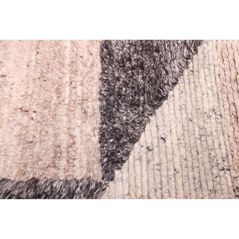 ECARPETGALLERY Hand-knotted Tangier Beige, Tan Wool Rug - 5'4 x 7'7