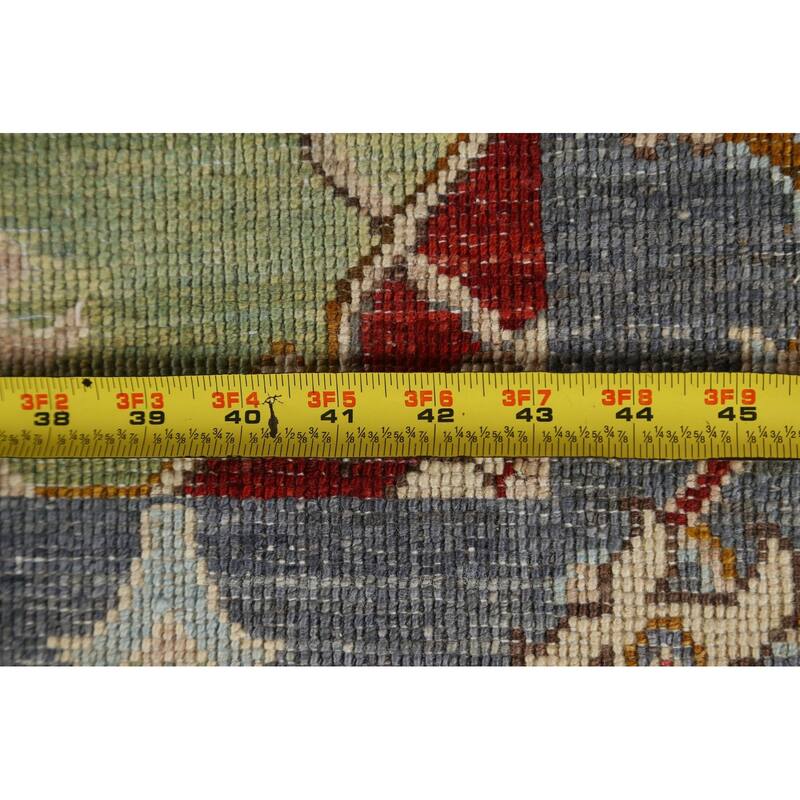 Vegetable Dye Kazak Oriental Wool Area Rug Hand-knotted Foyer Carpet - 3'11" x 5'9"