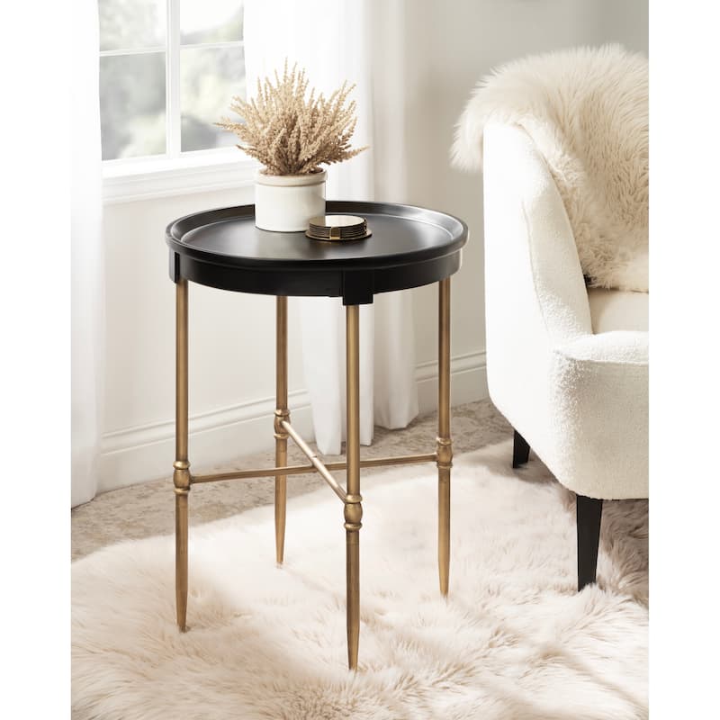 Kate and Laurel Valdi Round Side Table