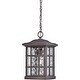preview thumbnail 2 of 1, Stonington 1-Light Outdoor Hanging Lantern in Palladian Bronze