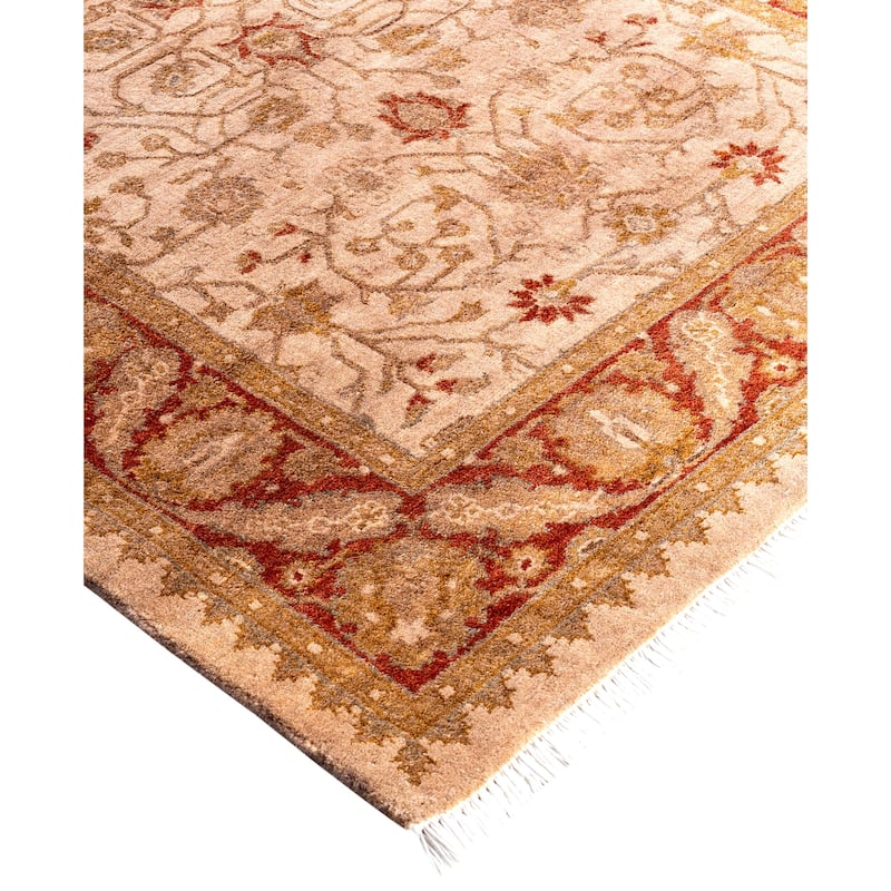 Overdyed One-of-a-Kind Hand-Knotted Runner Rug - Beige - 2' 7" x 16' 1"