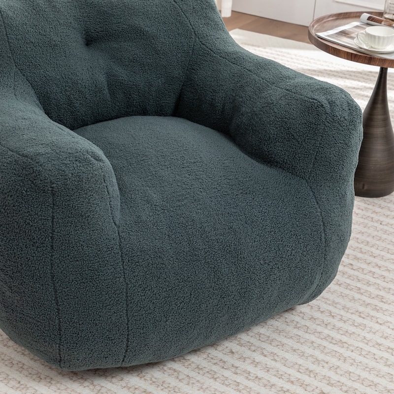 Bean Bag Chair, Bean Bag Sofa Chair with Armrests Stuffed High-Density Foam, Lazy Sofa Comfy Chairs BeanBag Chair