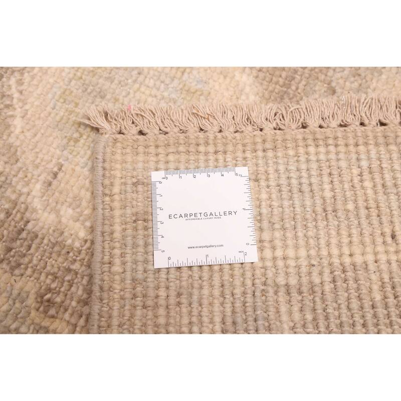 ECARPETGALLERY Hand-knotted Kavya Oushak Taupe Wool Rug - 5'11 x 9'2