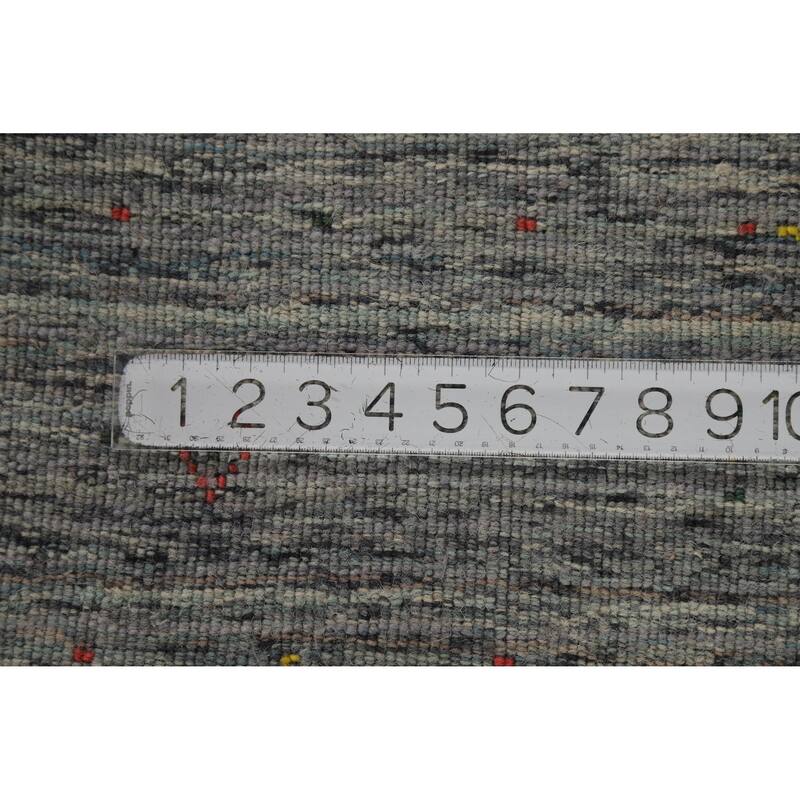 Hand Knotted Oriental 100% Wool Carpet Tribal Tribal Multi-Colored Gabbeh Area Rug - 7' 11'' X 5' 3''