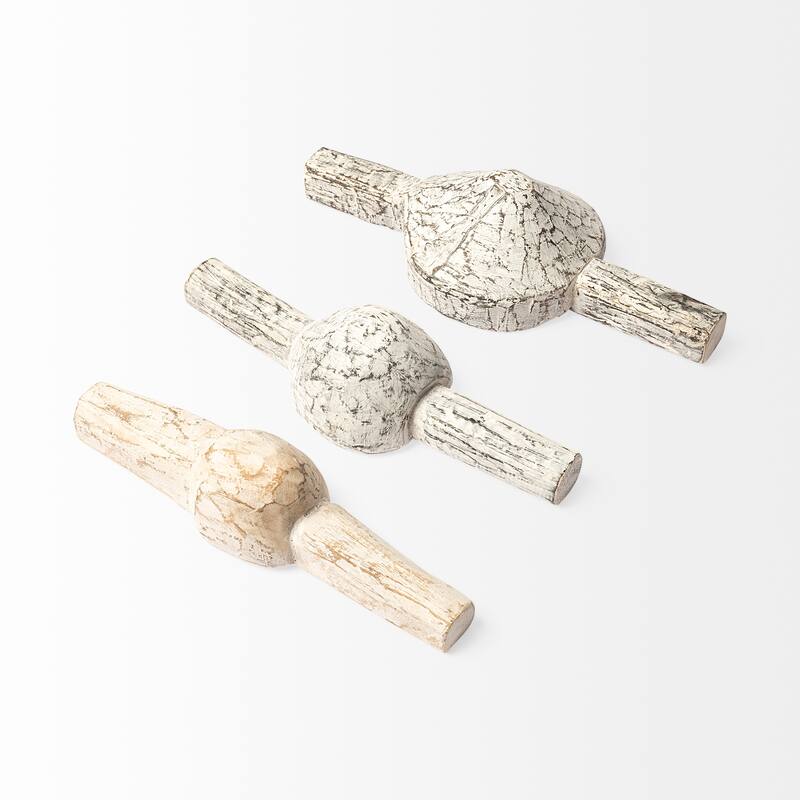 Oro (Set of 3) Brown Tribal Inspired Measuring Cups