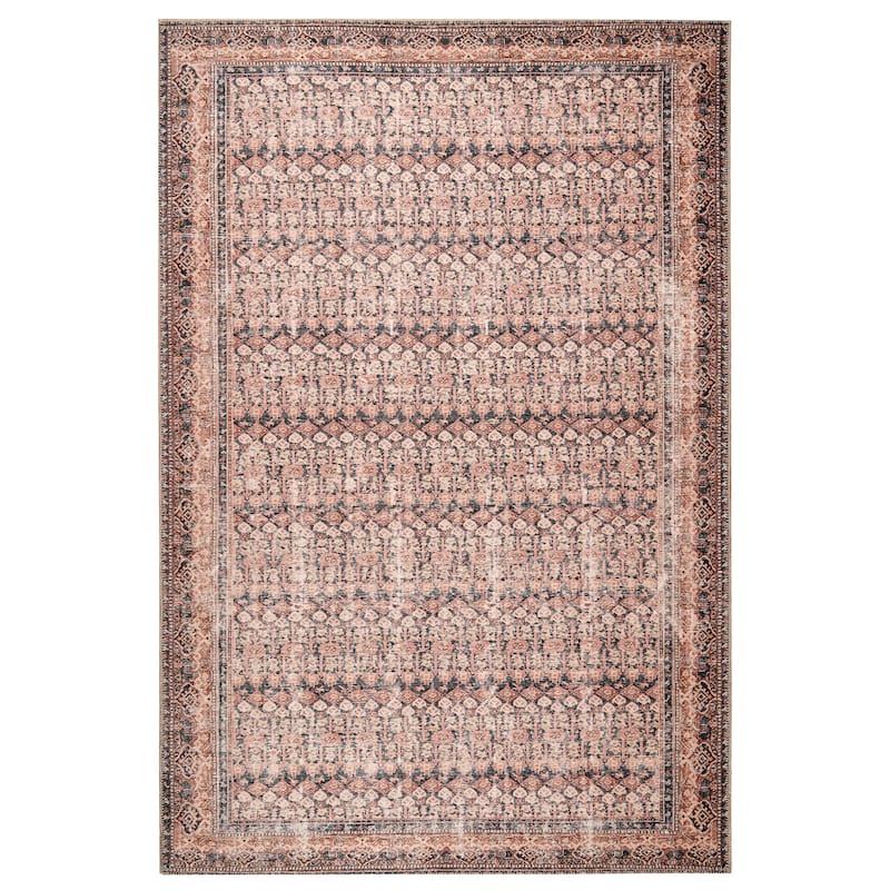 Terra by Obeetee Bergen Stripe Natural Rug - Natural/Criss Cross - 1'10" x 2'10"