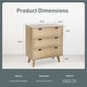 preview thumbnail 30 of 36, Rattan Drawer Accent Storage Cabinet for Living Room