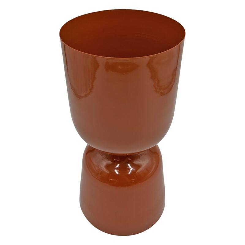 13 Inch Tall Decorative Handmade Aluminum Modern Flower Vase