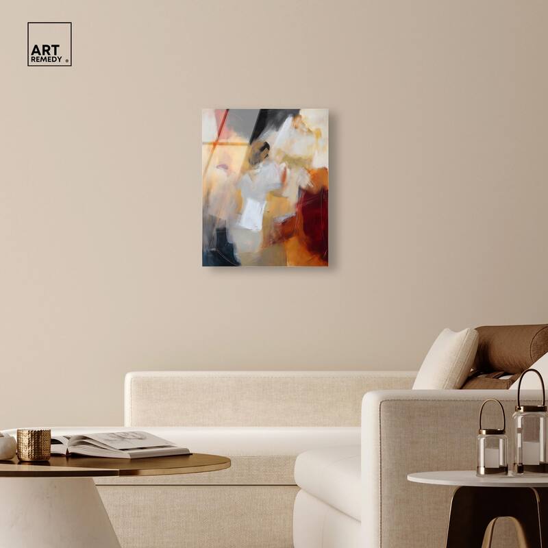 Earth and Fire III Acrylic by Art Remedy, Ready to Hang