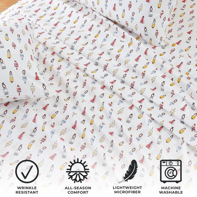 Premium Coastal Microfiber Sheet Set