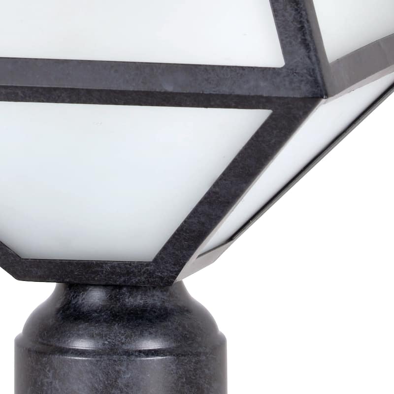 Brian Patrick Flynn for Crystorama Glacier Outdoor 1 Light Post - 8'' W x 15.5'' H