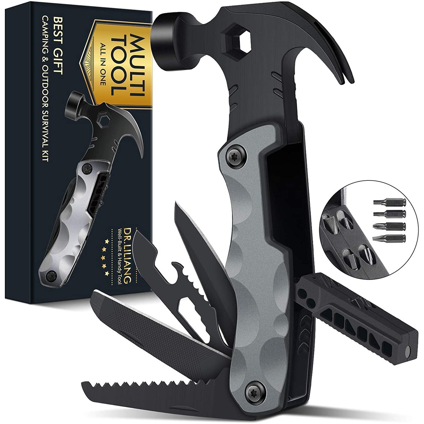 ETCBUYS Multitool Camping Accessories for Men Dad Grandpa - Bed