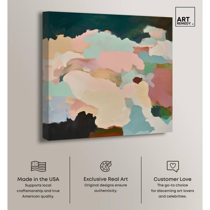 Brushed Beauty I Canvas by Art Remedy, Gallery Wrapped