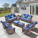 Option 9 Pieces with Ottoman
