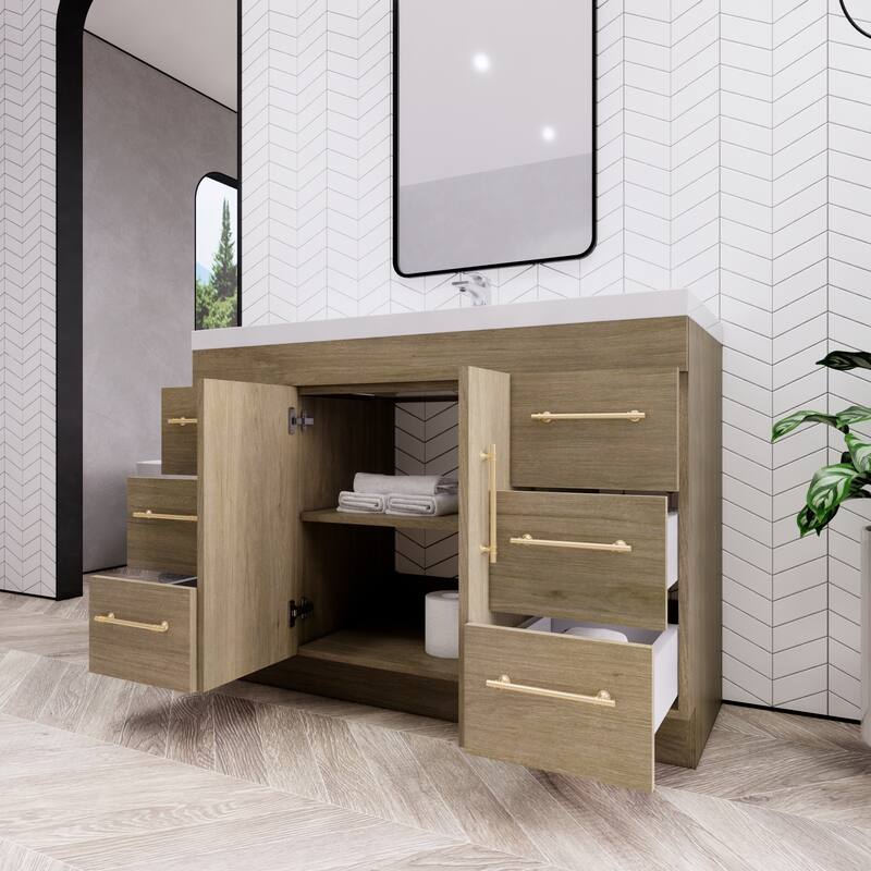 Eliza 48'' Freestanding Vanity with Single Sink