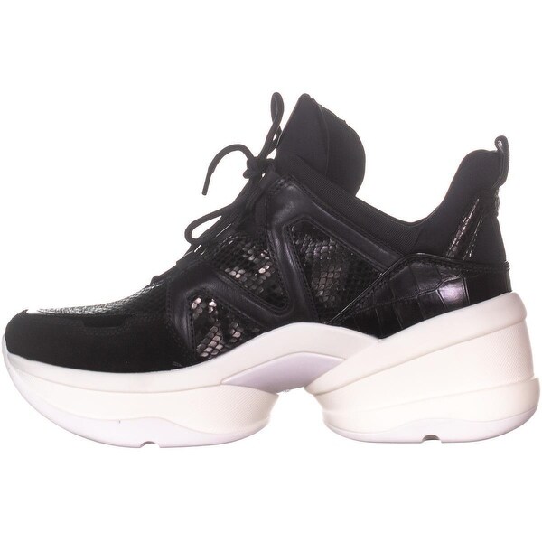 michael kors olympia trainer black
