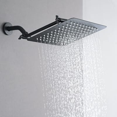 YASINU 10 inch Rain Shower Head with Adjustable Arm