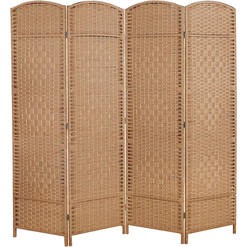 4 Panel Room Divider, Folding Screen, Flexible Panel & Easy To Storage