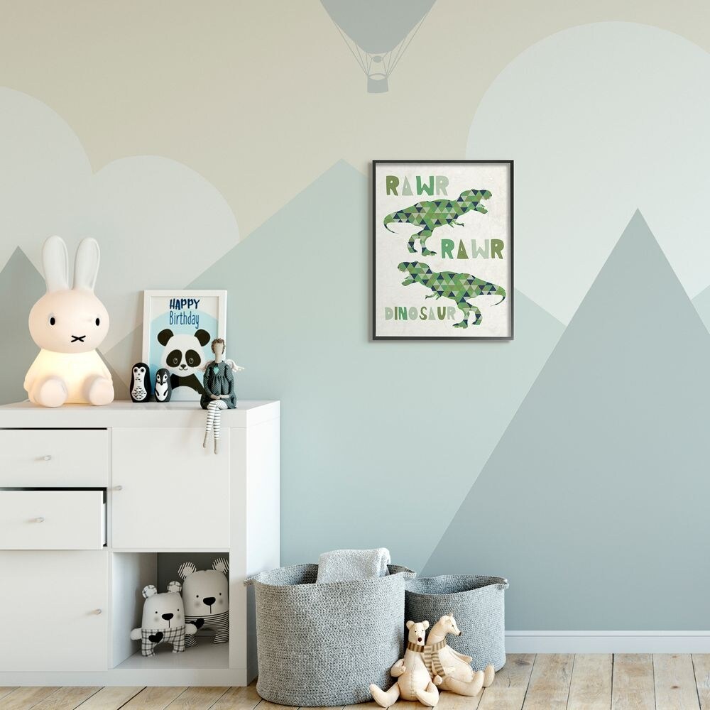 The Stupell Home Décor Collection Im So Getting a Dinosaur Green Triceratops Stretched Canvas Wall Art 16 x 20 Stupell Industries brp-1996_cn_16x20 The Stupell Home Décor Collection Im So Getting a Dinosaur Green Triceratops Stretched Canvas Wall Art 16 x 20 Stupell Industries brp-1996_cn_16x20