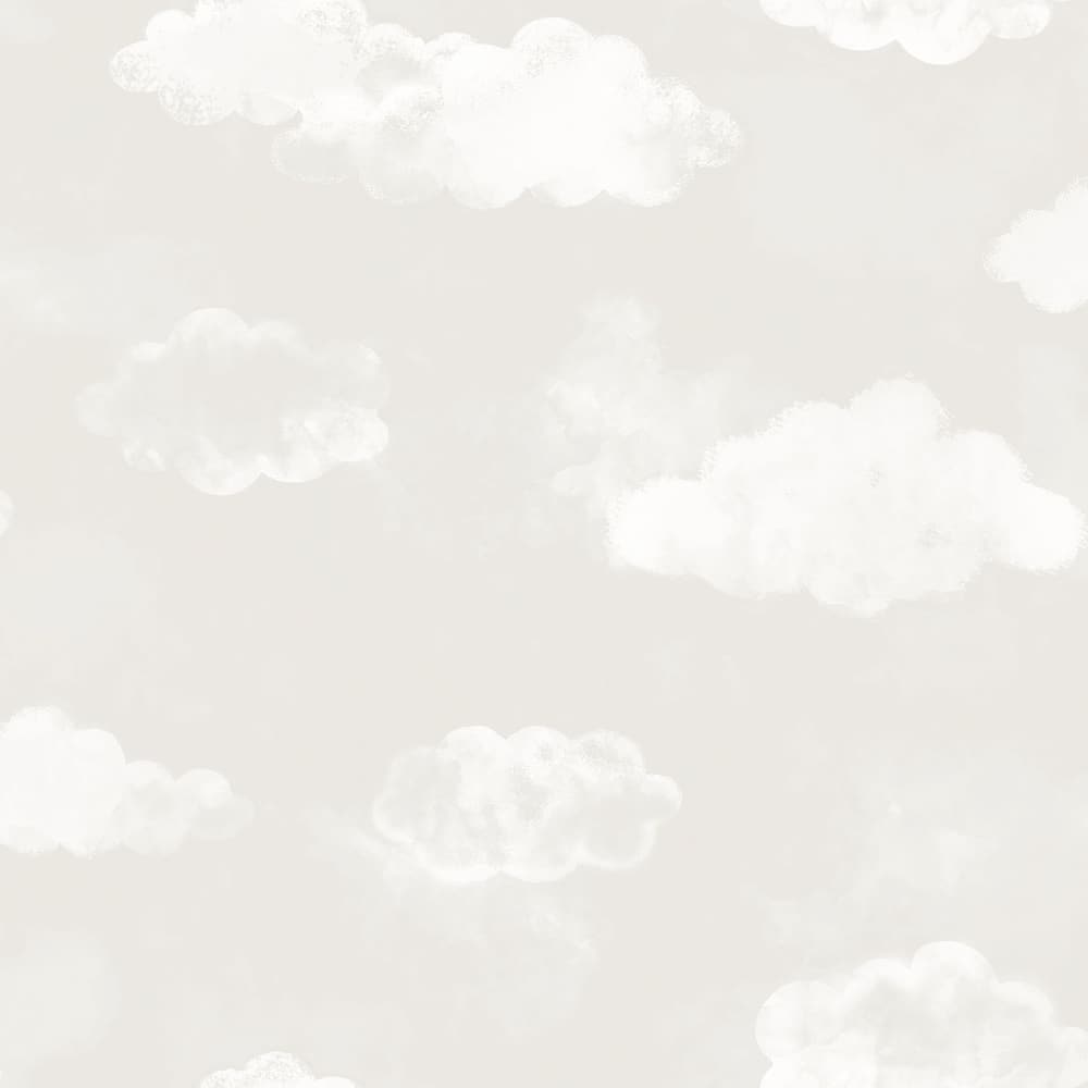Galerie Wallcoverings Tiny Tots 2 Billowing Clouds Non-woven Matte Wallpaper Roll