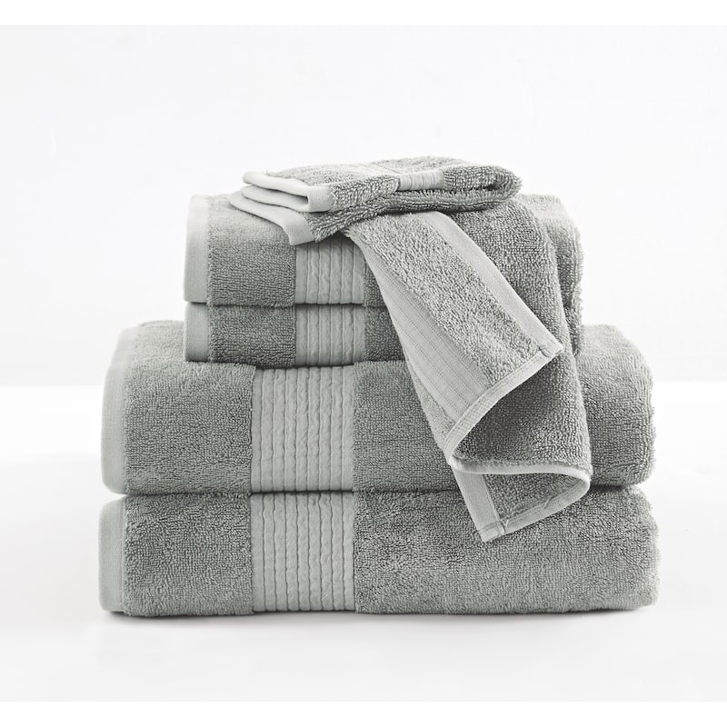 Brooklyn Loom Cotton TENCEL 6 Piece Towel Set - Towel Set
