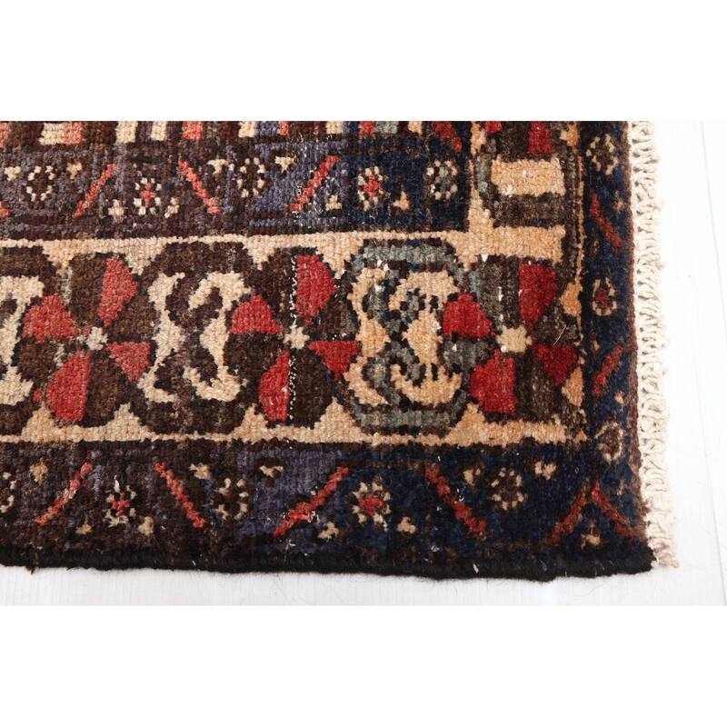 ECARPETGALLERY Hand-knotted Antalya Vintage Brown Wool Rug - 4'4 x 6'7