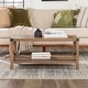 preview thumbnail 24 of 42, Middlebrook Kujawa Coffee Table with Metal Accents Rustic Oak