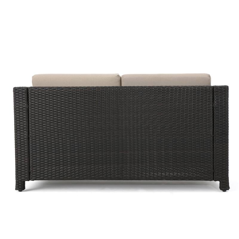 Puerta Outdoor 4-piece Patio Chat Set by Christopher Knight Home