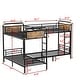preview thumbnail 38 of 36, Heavy Duty Metal Bunk Bed,Industrial Detachable Bunkbeds with Safety Guard Rails ，Multiple Size