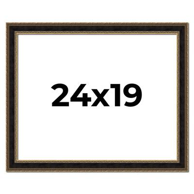 24x19 Frame Gold Antique Vintage Sold Wood Picture Frame | 1.75 Inch
