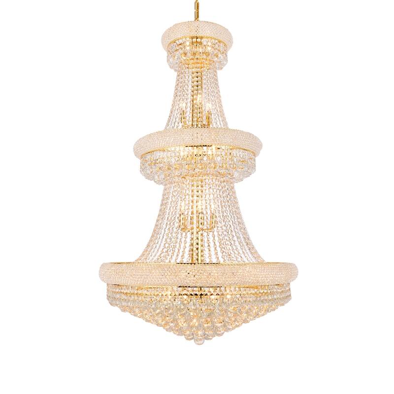 Fleur Illumination 32 light Gold Chandelier