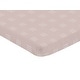 preview thumbnail 2 of 4, Fitted Mini Portable Crib Sheet Mauve White Boho Mudcloth Portable Crib Pack Play Pink Rose Bohemian Woodland Southwest Hatch