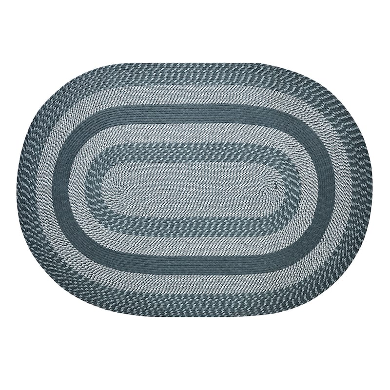 Better Trends Newport Braid Collection 100% Polypropylene Durable & Stain Resistant Double-Sided Reversible Indoor Utility Rug