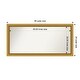preview thumbnail 62 of 191, Wall Mirror Choose Your Custom Size - Extra Large, Townhouse Gold Wood