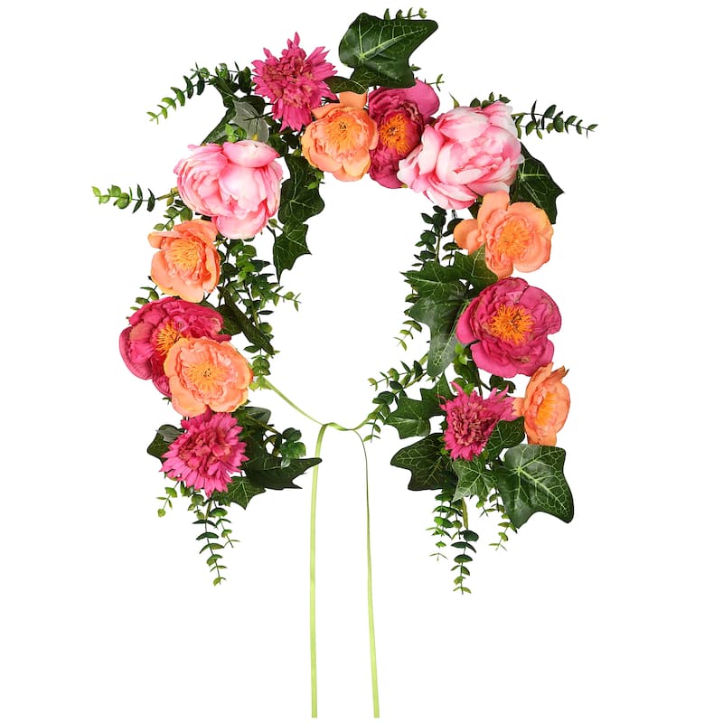 National Tree Company 36 in Spring Flowers Mailbox Swag - 36"