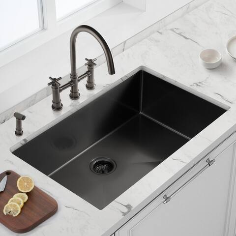 Undermount Single Bowl Stainless Steel Kitchen Sink